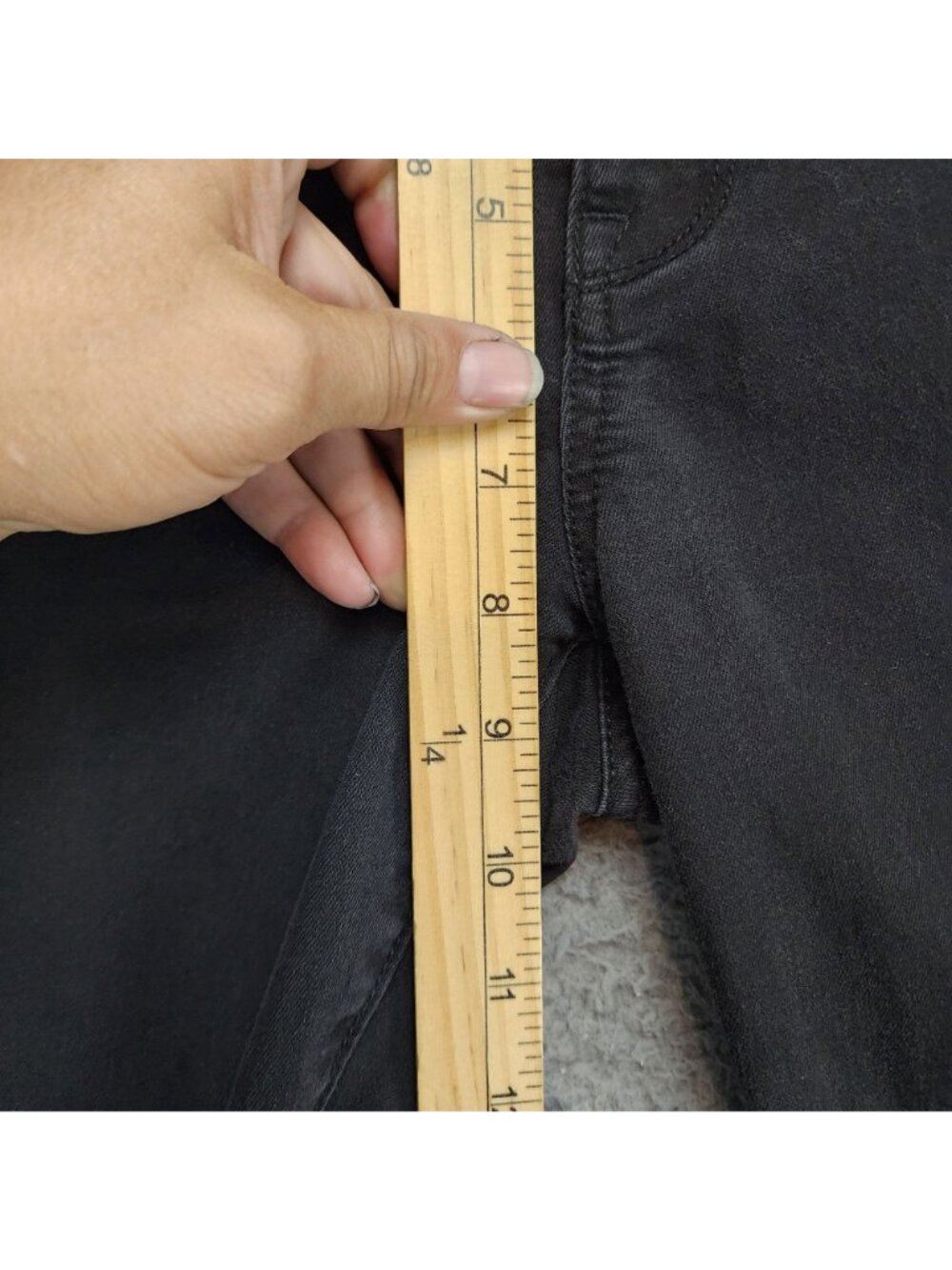 Bullhead Jeans Womens 26 Black Stretch Denim Skinniest Skinny - Picture 6 of 12